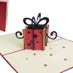 LIN17811, LINPopUp®, Pop Up Card Gift, Pop Up Card Birthday, Pop Up Birthday Card, Money Gift Card, Gift Certificate, N125-1
