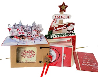 Advent calendar (24 pop-up cards, 5.90 each)