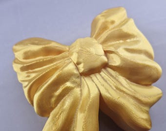 Boîte à bijoux en forme de nœud doré | Rangement pour bijoux Cottagecore