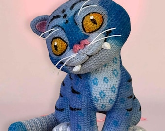 Blue Tiger Amigurumi Häkelanleitung (Digitaler Download)