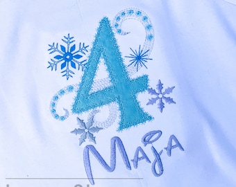 Snowflake Birthday Shirt