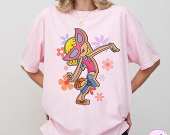 Disney Cute Lizzie McGuire PNG, Colorful Floral Lizzie McGuire Tee, Disneyland Vacation Shirt, Disney Girls Trip Shirt, Walt Disney World