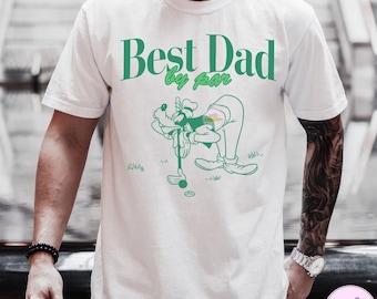 Camiseta "Papai Pateta Jogando Golfe" da Disney, Melhor Pai por Par PNG, Dia dos Pais, Melhores Pais do Mundo, Camiseta Pai e Filho, Viagem em Família, Presente para o Papai