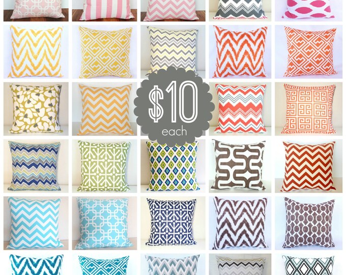 40 OFF Decorative Throw Pillow Covers. 18x18 Inch Couch Pillow Slip