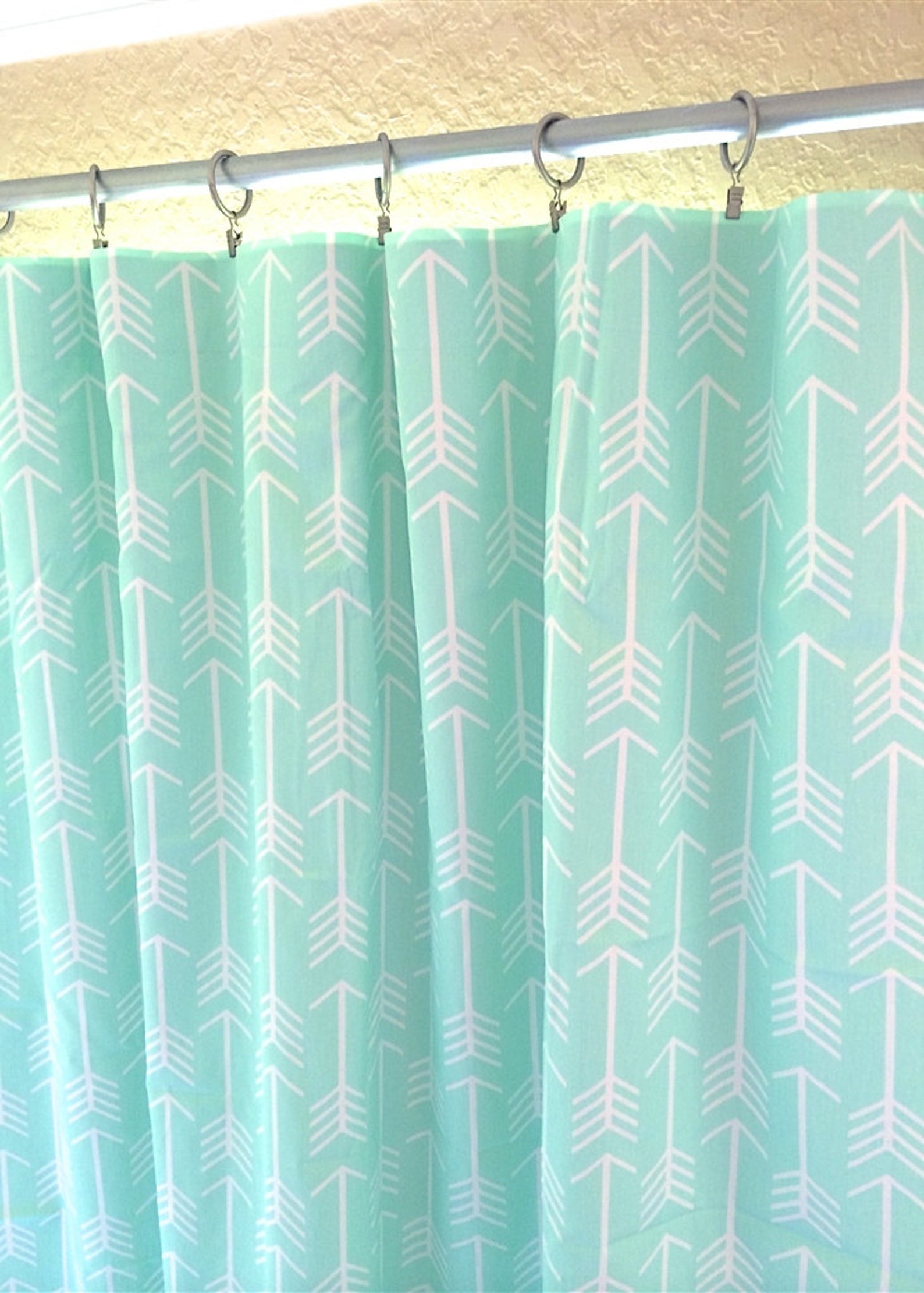 Mint Green Curtain Panels. 25 or 50 Widths. 63 84 96 108 Etsy
