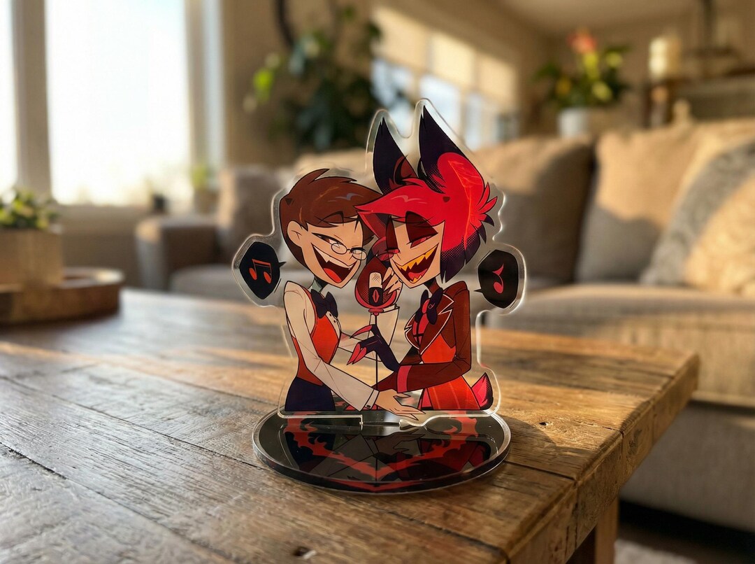 Hazbin Hotel Alastor Acrylic Keychain Standee - Etsy