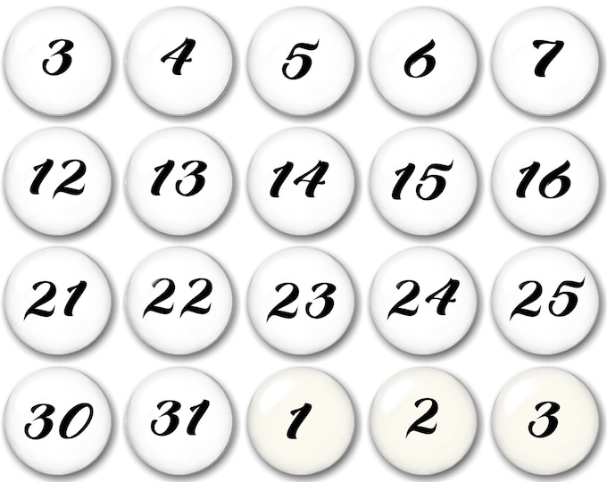 Glass White numbers, Calendar, Perpetual calendar, Teacher supplies, Magnetic calendar, Command center, Dry erase board, Number magnets