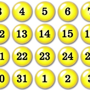 Glass Yellow magnets | Number Magnets | Perpetual Calendar | Command Center | Calendar Magnets | Daily Planner Magnets | Classroom supplies