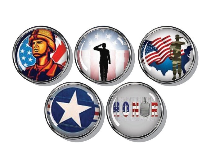 Military magnets, men and women of honor
