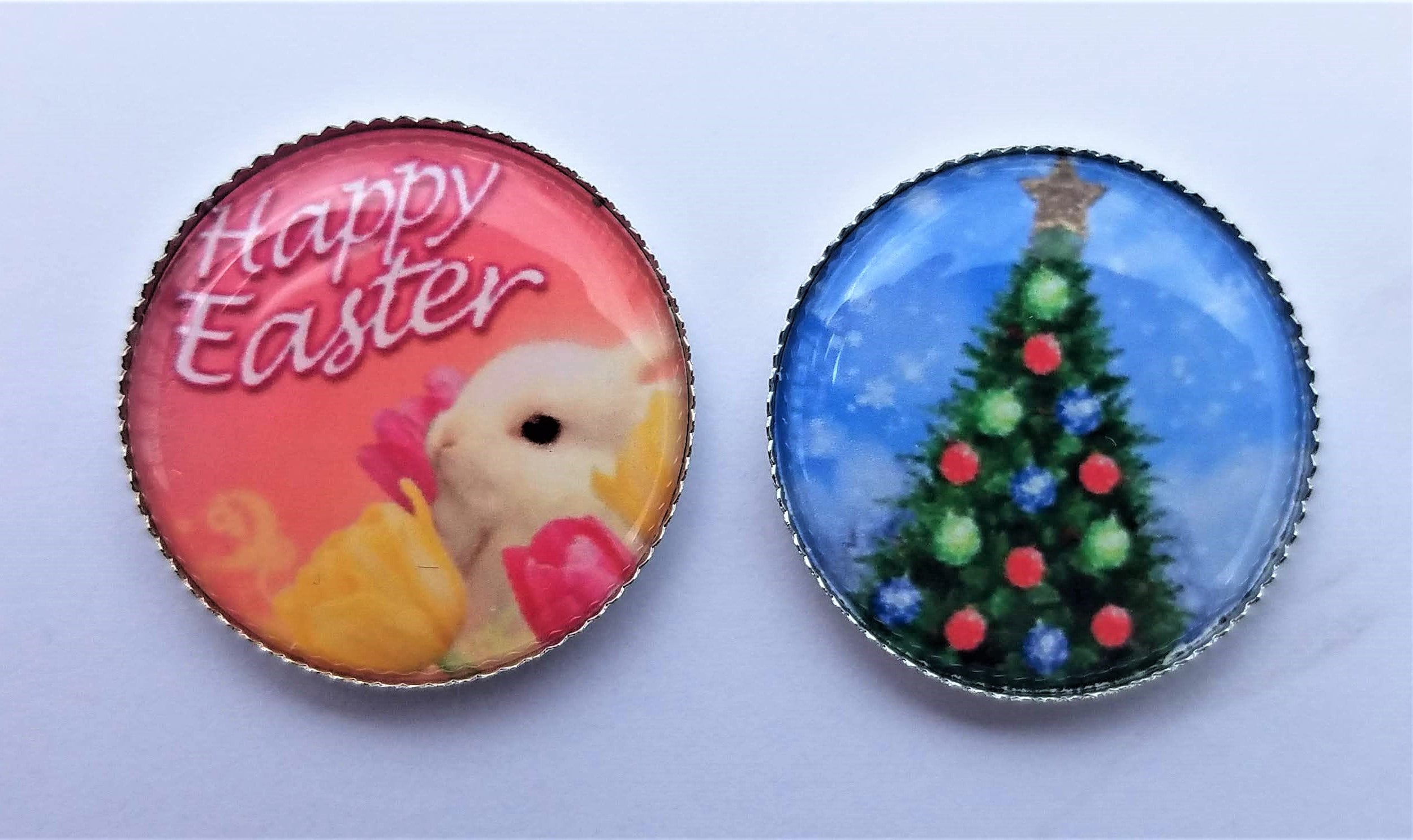 Epoxy holiday planning Set of 20 holiday , 1 inch round