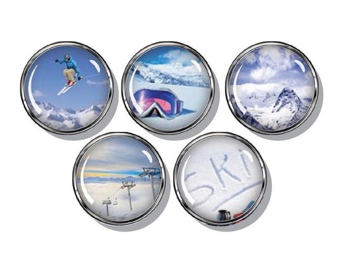 Ski Magnet set