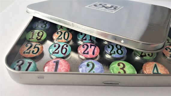 glitter dry erase calendar