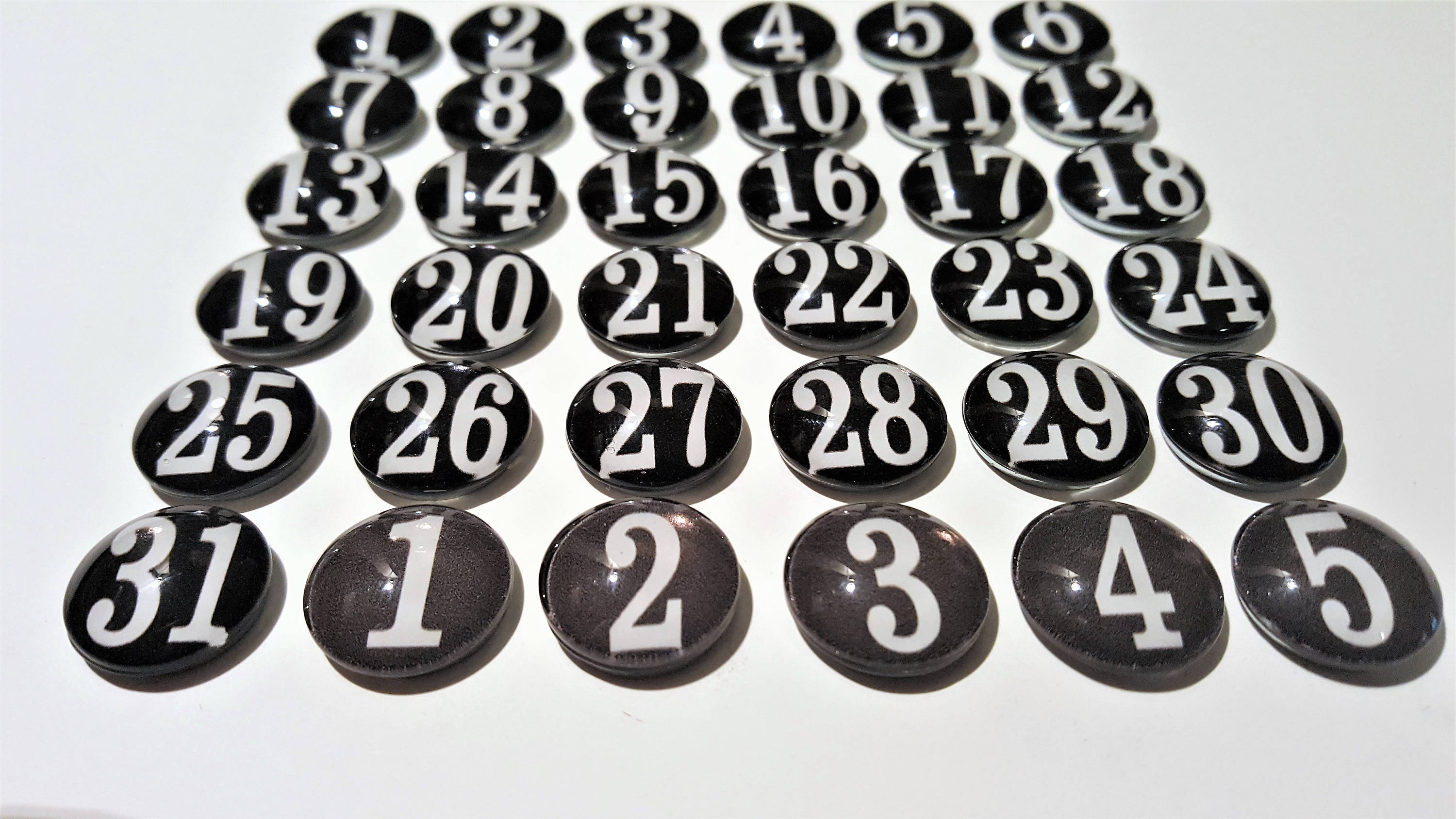 Number 23 White Black Stickers, Magnet