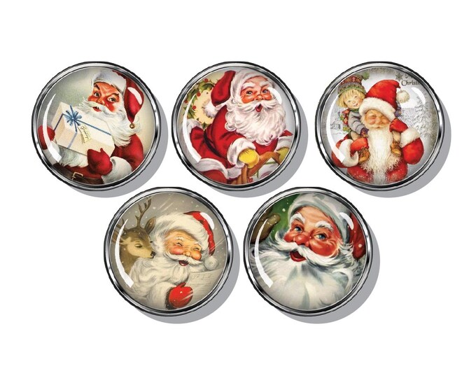 Vintage Santa Clause magnets