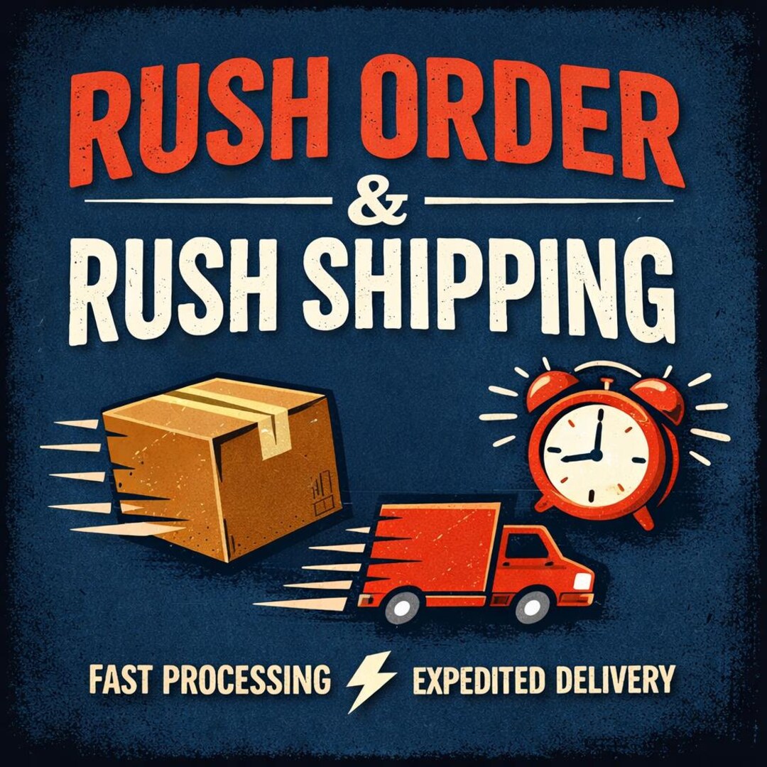 Rush Order Example Rush Order Add-on | Priority Custom Order | Fast Processing | Express ...
