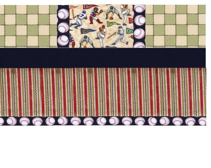 Custom Baby Crib Bedding Set Vintage Baseball Reserved for Etsy