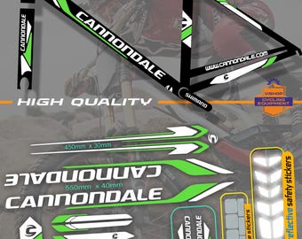 Cannondale Bicycle Stickers, ALL Colors Available, High Quality