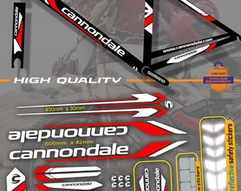 Cannondale Bicycle Stickers, ALL Colors Available, High Quality