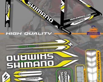 Kit D'autocollants Shimano XTR FC-M900 Pour Bras De Manivelle - Stickers De Rechange