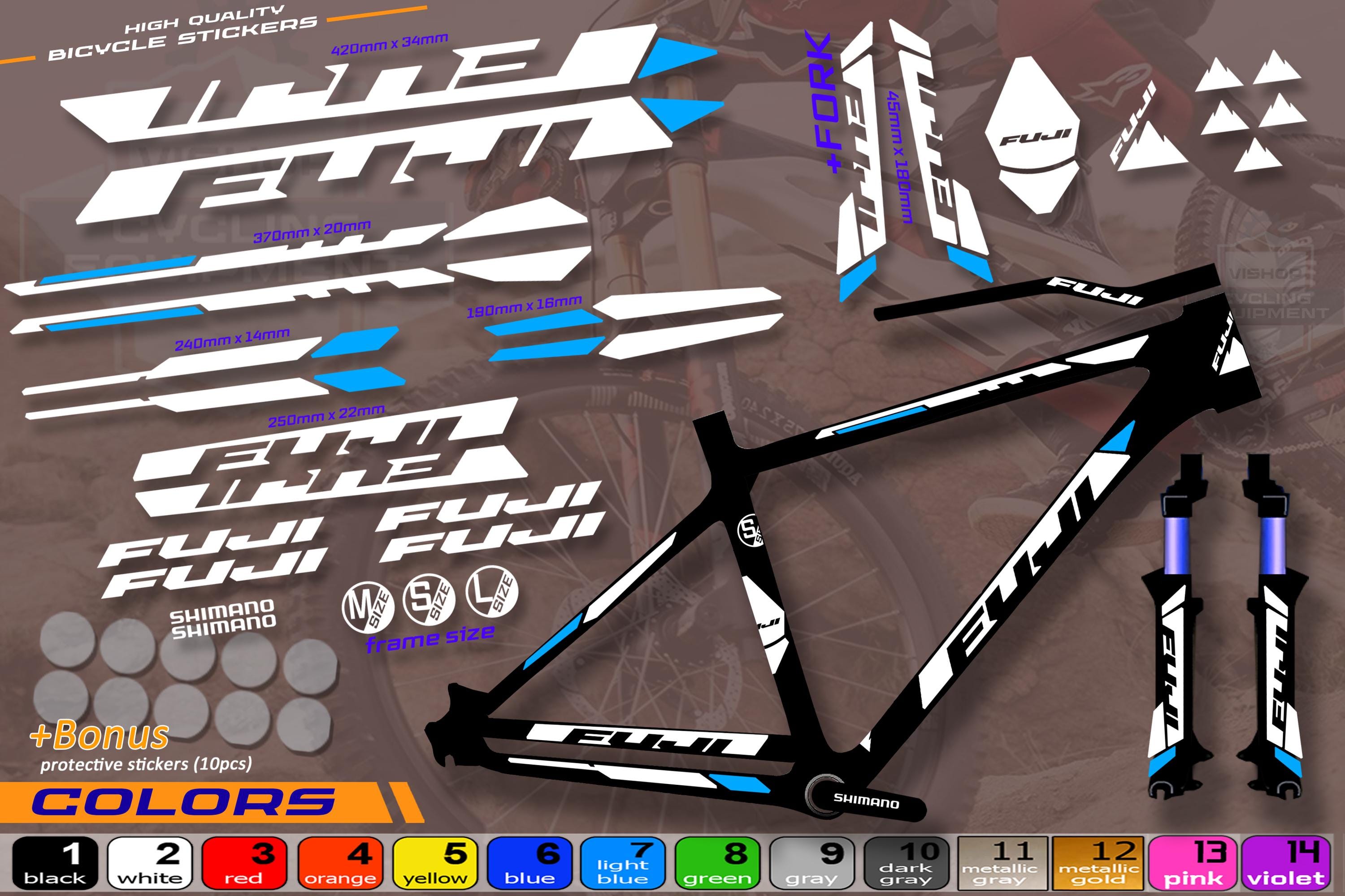 Fuji Bike Decal - Etsy