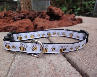 5/8" Width Dog Collar - Bumblebee