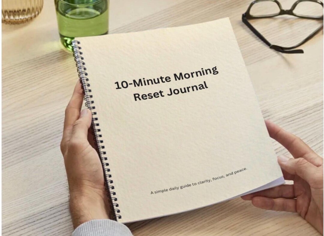 Minimalist 10-minute Morning Reset Journal | Daily Mindset ...
