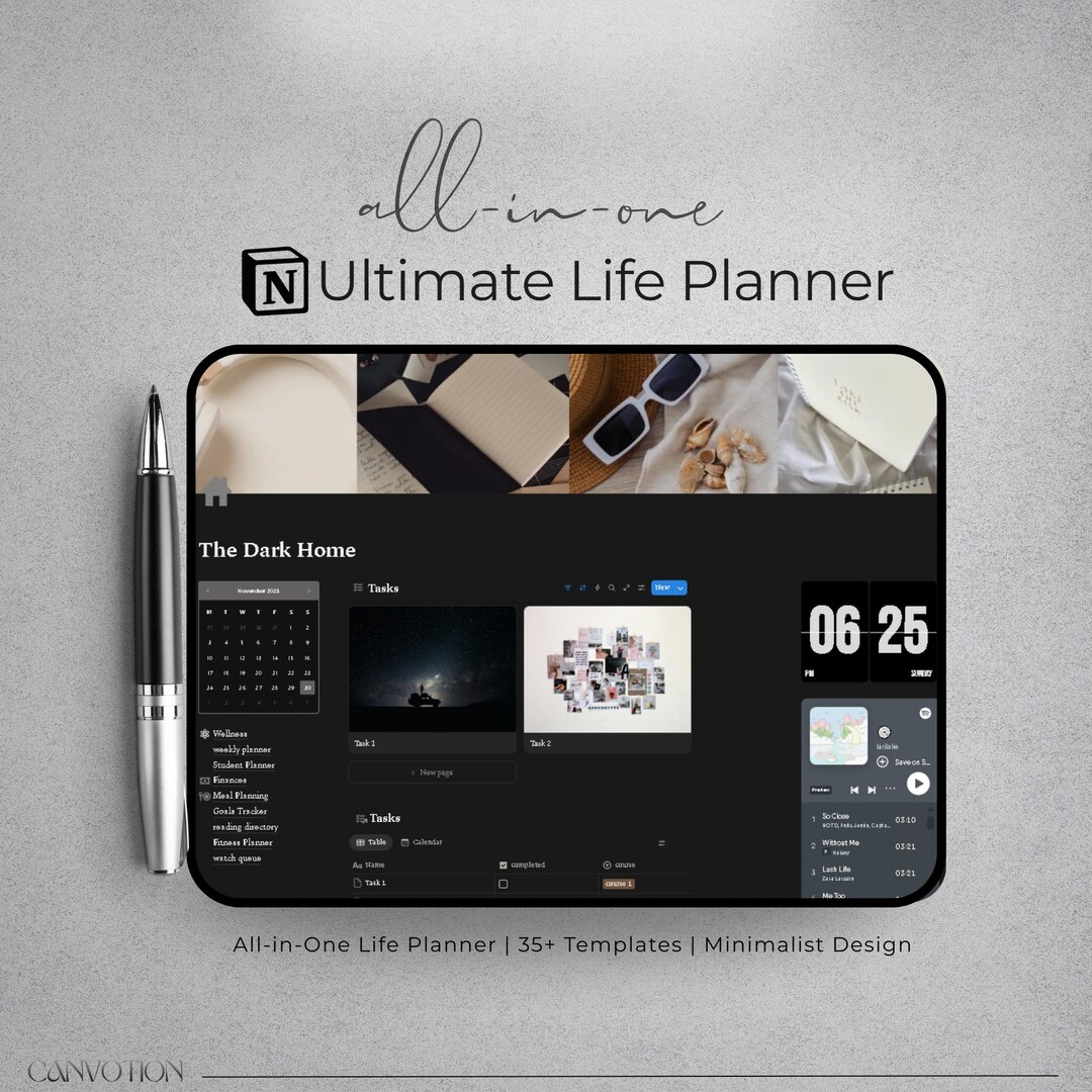2026 Ultimate Notion Complete Life Planner Dashboard All in One Notion ...
