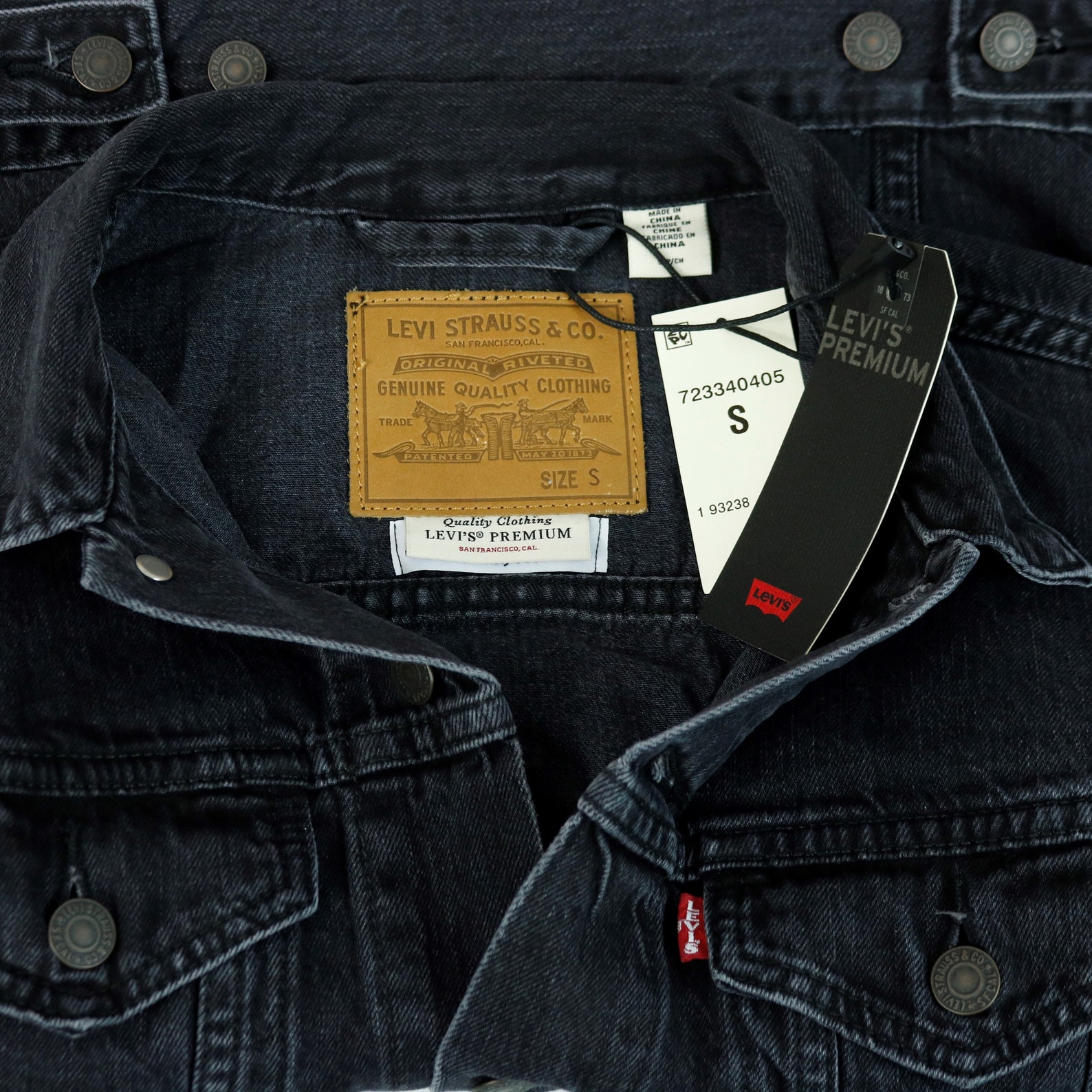 John Lennon Levis Denim Jacket Black Jean Beatles New York | Etsy
