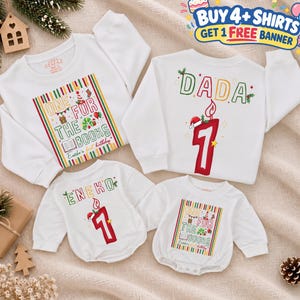 One for the Books Sweatshirt, Personalized Christmas Birthday Matching Family Shirt, Buy 4 Get Free Banner 30x40