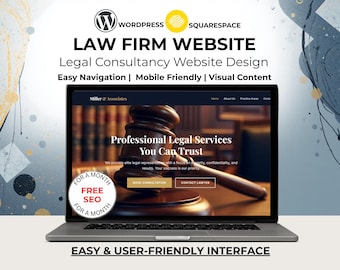 Diseño de sitio web para bufetes de abogados: Profesional y responsivo con SEO gratuito