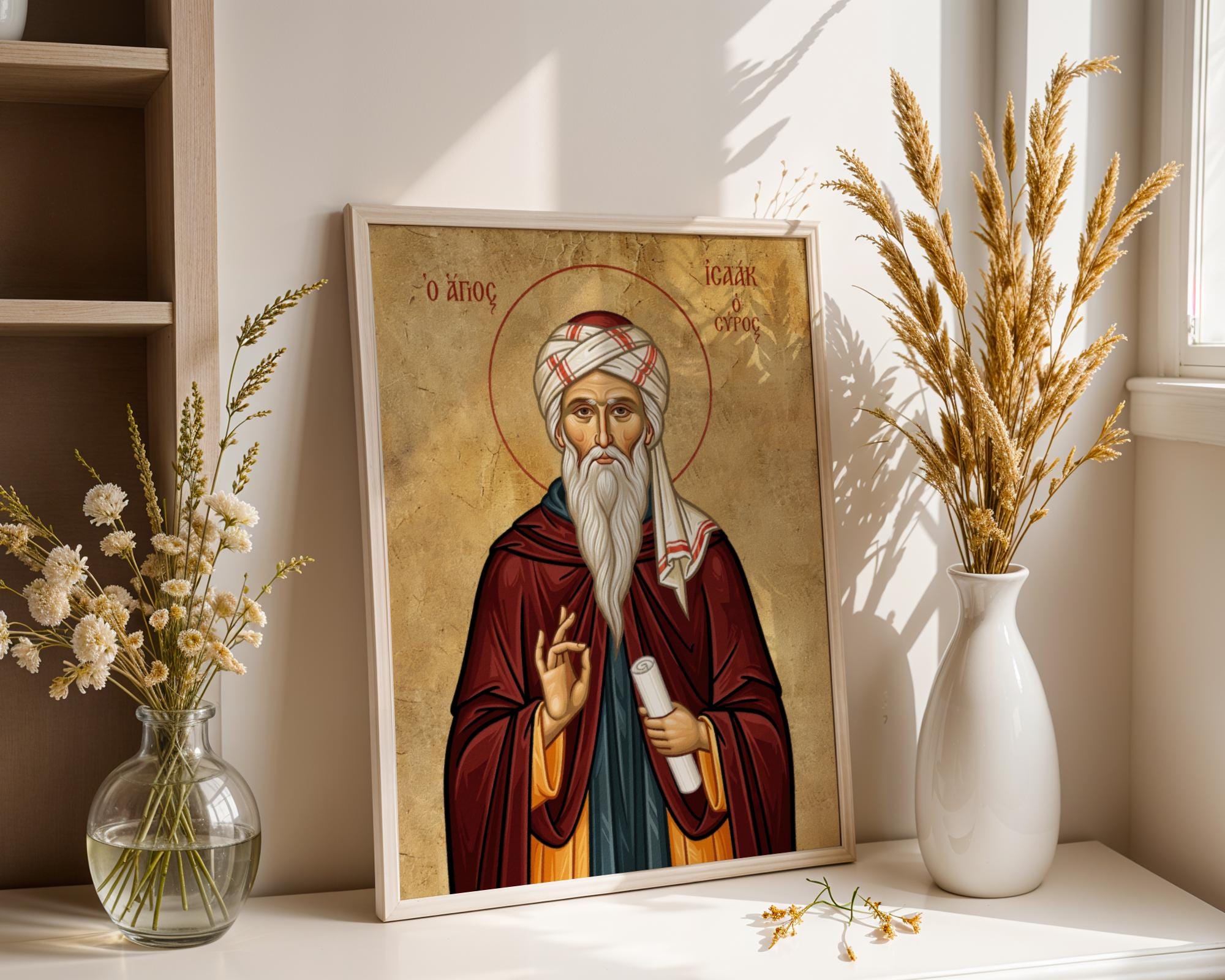 St. Isaac the Syrian Icon - Etsy Canada