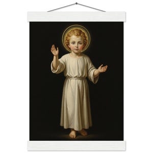 Heiliges Kind Jesus segnet, katholische Wand-Kunst-Druck, christliches Kinderzimmerdekor Bild 11