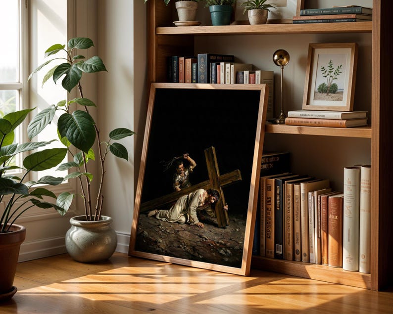 Station Ix Station IX, Jesus Falls the Third Time, Stations of the Cross, Catholic ...