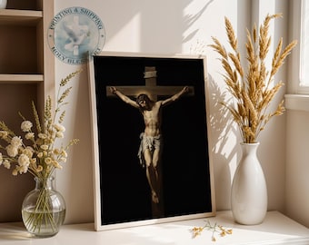 Station XII, Jesus Dies on the Cross, Stations of the Cross, Catholic Wall Art