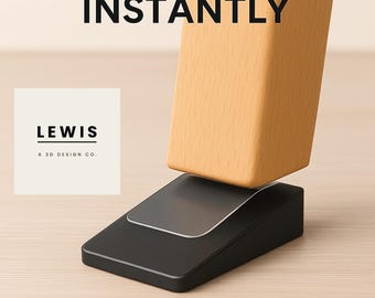 Solución para el tambaleo de los muebles - Cuña niveladora ultrafina - Cuñas adhesivas y apilables para mesas, sillas y escritorios.