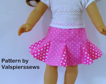 1850 / 2050, Fashionable Godette Skirt, Includes bow Headband, Easy to make, Step by step instructions, Fits popular 18" and 20" Dolls,