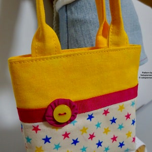 Umhängetasche No. 6, Schnittmuster von Valspierssews, passend für 42 cm große Puppen, Einfach zu machen, PDF Instant Download