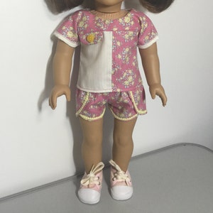 Patchwork top,  Fits popular 18" dolls