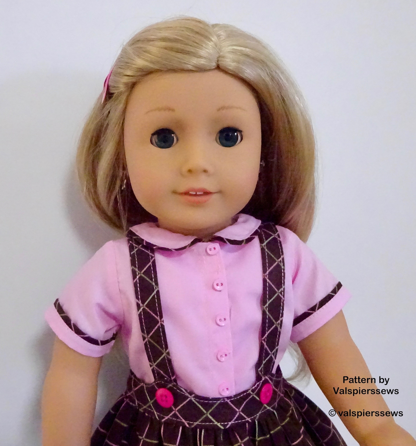 1884 50s Vintage Blouse Fits the 18 American Girl Etsy Canada