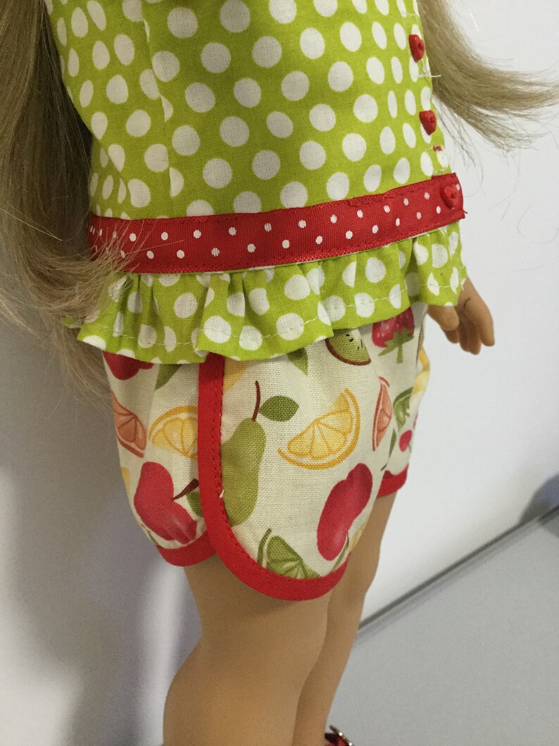 Dolphin shorts, 3 styles, Cute shorts Fits popular 18 dolls, valspierssews image 3