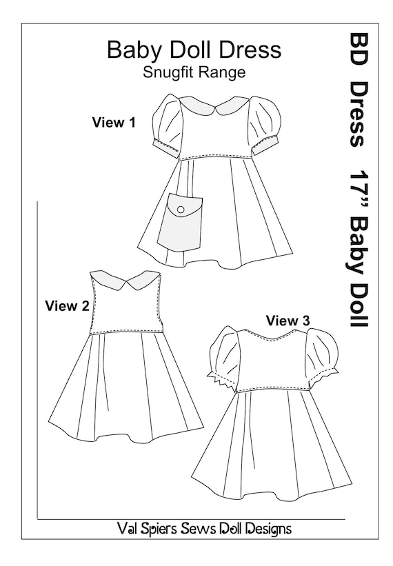 17 baby hot sale doll clothes