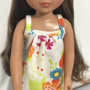 14 &quot;Puppe Kleid mit Trägern, passt beliebten 14&quot; wie Glitter Girl® und Wellie Wisher®, Puppenkleidung Schnittmuster von Valspierssews