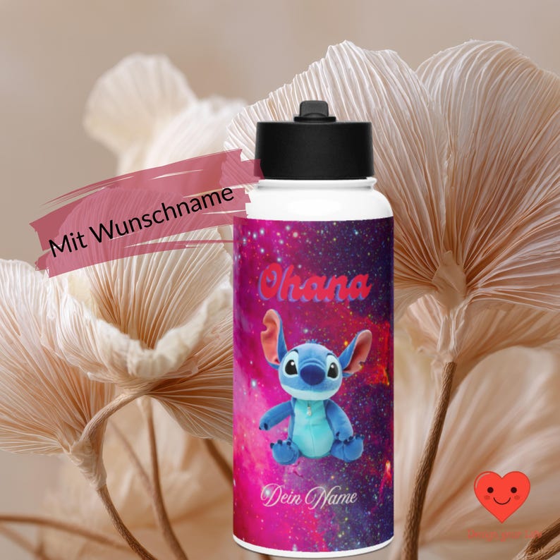 Edelstahl-Wasserflasche mit  Standarddeckel