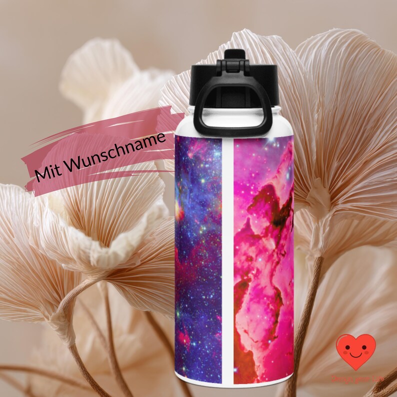 Edelstahl-Wasserflasche mit  Standarddeckel