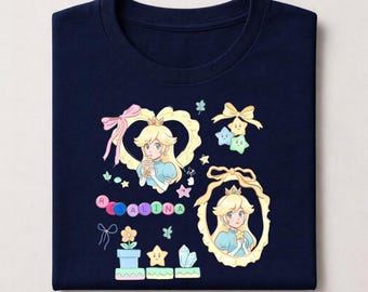 Coquette Rosalina Princess Shirt, Mario Inspired Womens Tee, Star Girls Trip Apparel
