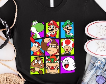 Super Mario & Friends Shirt, Matching Family Tee