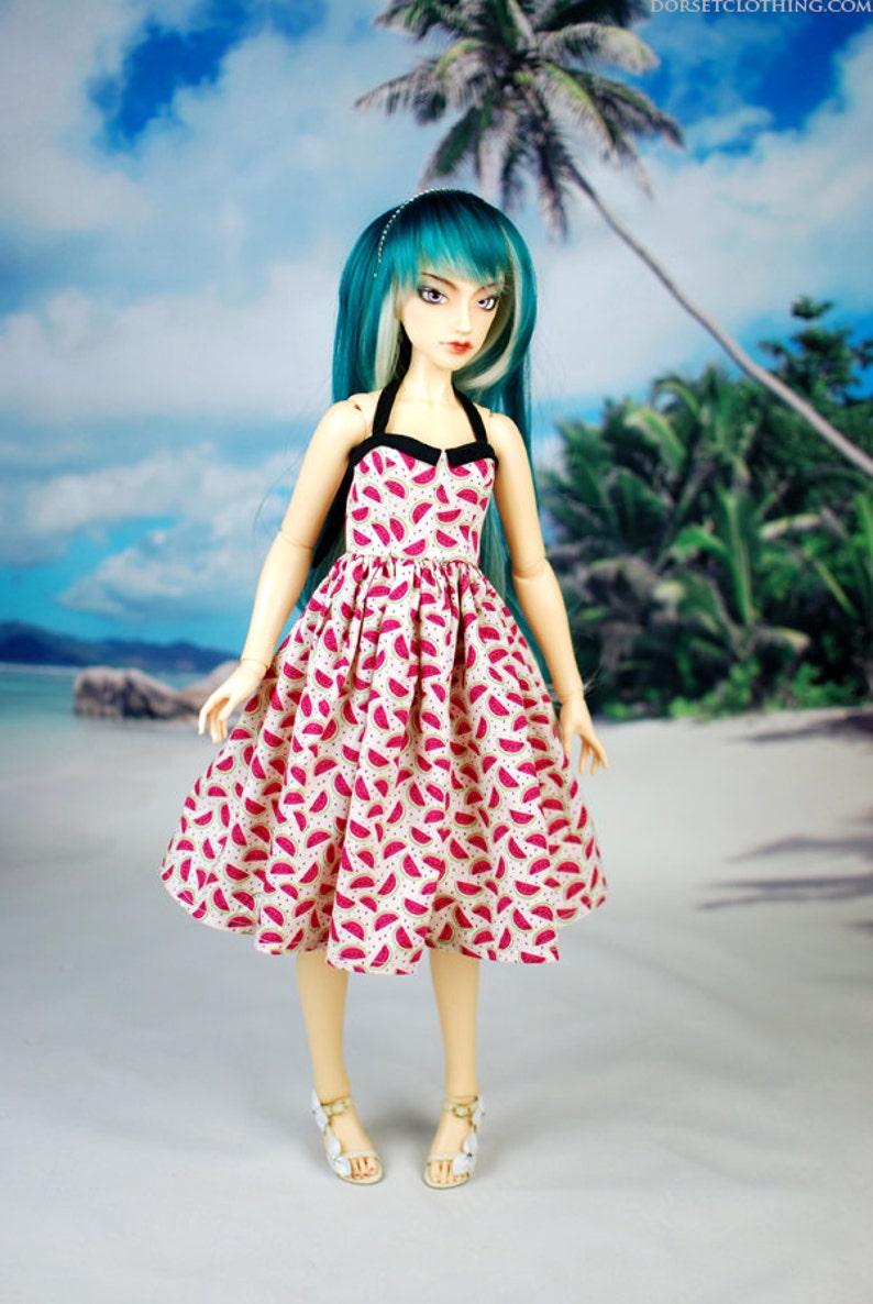 Delf Feeple 60 Watermelon Halter Dress For SD BJD Last One