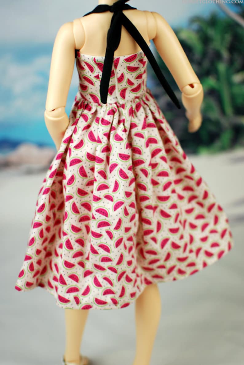 Delf Feeple 60 Watermelon Halter Dress For SD BJD Last One