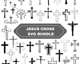 Grunge Cross SVG Bundle,Jesus,Christian Graphic Designs,Digital file(Instant Download)