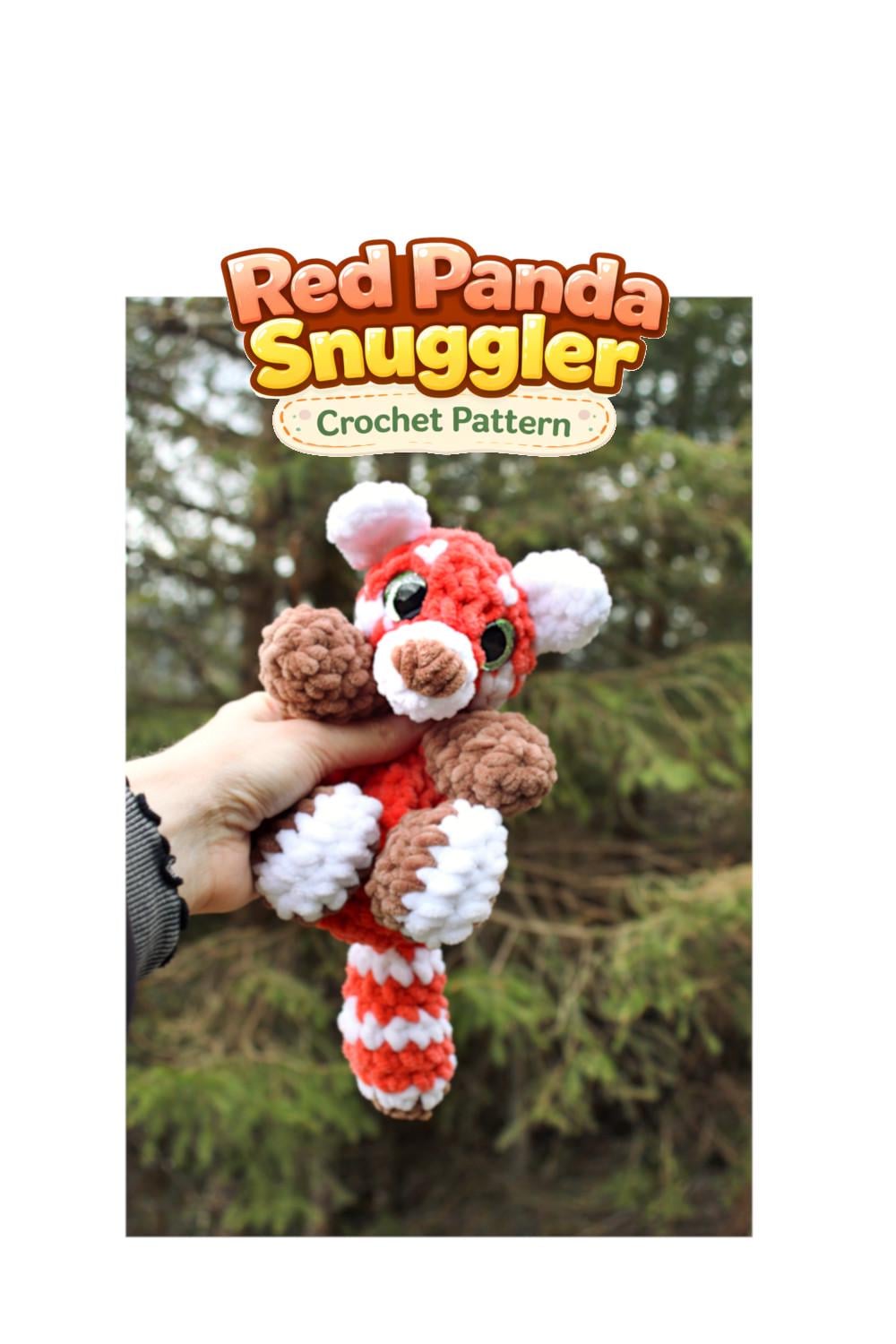 Red Panda Low-Sew Snuggler Pattern